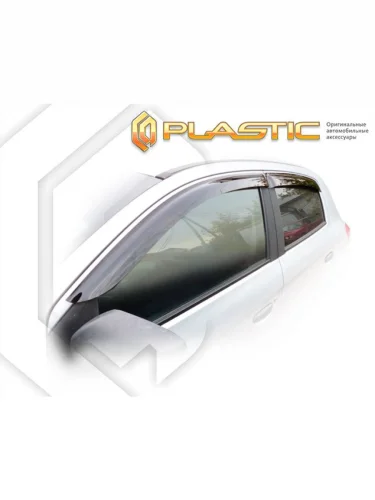 Ветровики дверей Classic полупрозрачный Mitsubishi Mirage  2012-2015