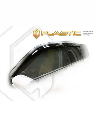 Ветровики дверей Classic полупрозрачный Mitsubishi Outlander  2001-2007