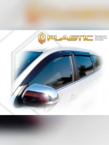 Ветровики дверей Classic полупрозрачный Mitsubishi Pajero Sport 2019-н.в.