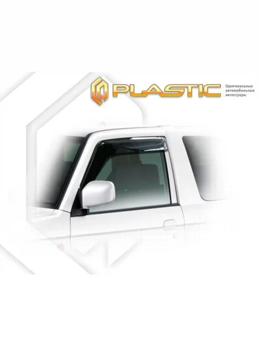 Ветровики дверей Classic полупрозрачный Mitsubishi Pajero Mini  2008–2012