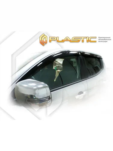Ветровики дверей Classic полупрозрачный Mitsubishi Triton  2015–н.в.