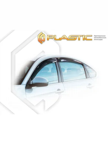 Ветровики дверей Classic полупрозрачный Nissan Almera  2012–н.в.