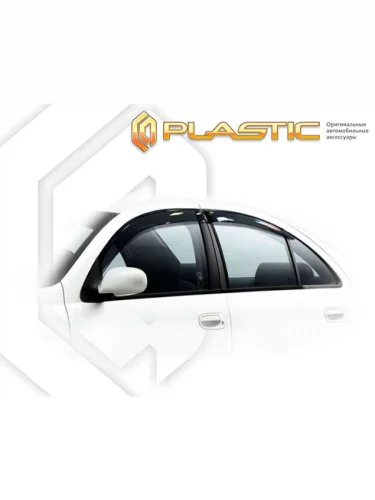 Ветровики дверей Classic полупрозрачный Nissan Almera Classic  2006-2012