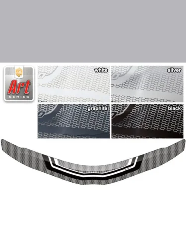 Дефлектор капота Серия Art белая Toyota Corolla Axio 2012–2015