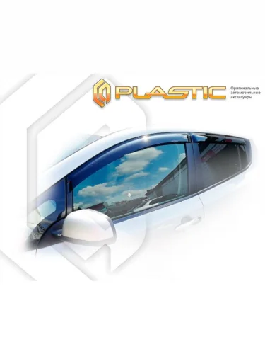 Ветровики дверей Classic полупрозрачный Nissan Leaf  2009-2017