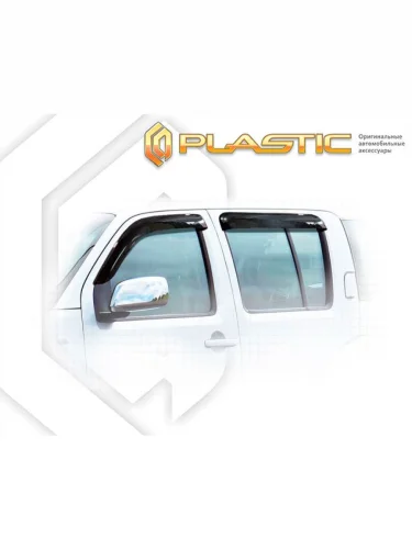 Ветровики дверей Classic полупрозрачный Nissan Pathfinder  2011-2014