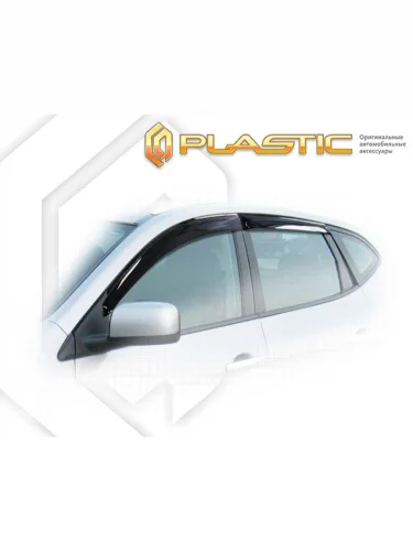 Ветровики дверей Classic полупрозрачный Nissan Rogue  2007