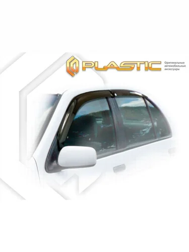 Ветровики дверей Classic полупрозрачный Nissan Sunny  1998-2002