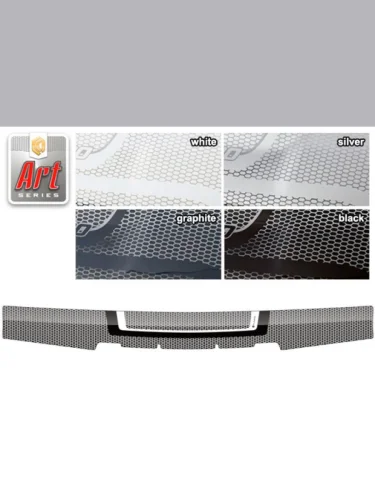 Дефлектор капота Серия Art белая ВАЗ 2104 1984-2012