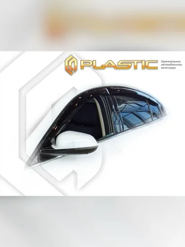 Ветровики дверей Classic полупрозрачный Omoda S5 I поколение, седан, рынок РФ 2023 - н. в.