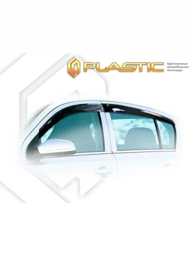 Ветровики дверей Classic полупрозрачный Opel Astra хэтчбэк 5 Door 2004–2014