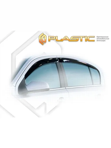 Ветровики дверей Classic полупрозрачный Opel Astra седан 2004–2014