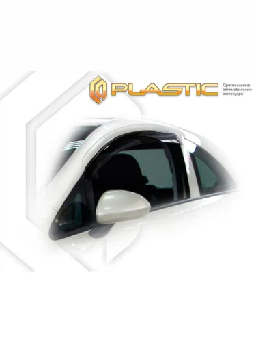 Ветровики дверей Classic полупрозрачный Opel Corsa 3 Door 2007-2011