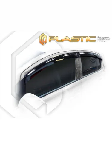 Ветровики дверей Classic полупрозрачный Opel Corsa  2007-2011 