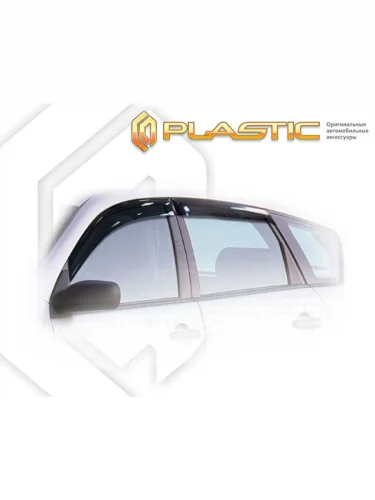 Ветровики дверей Classic полупрозрачный Pontiac Vibe  2002-2008