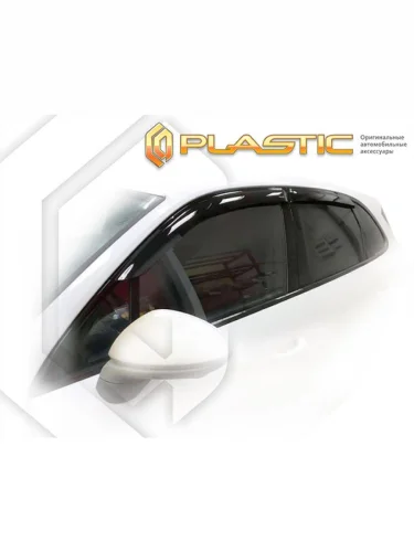 Ветровики дверей Classic полупрозрачный Porsche Cayenne  2018-н.в.