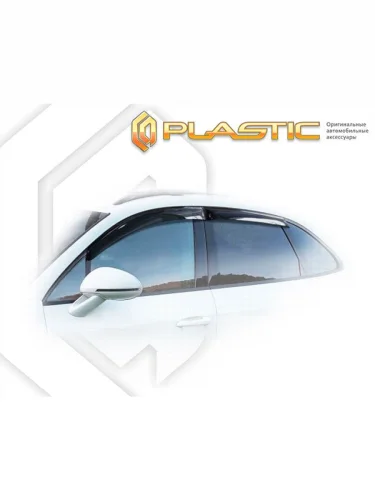 Ветровики дверей Classic полупрозрачный Porsche Macan  2014–н.в. 