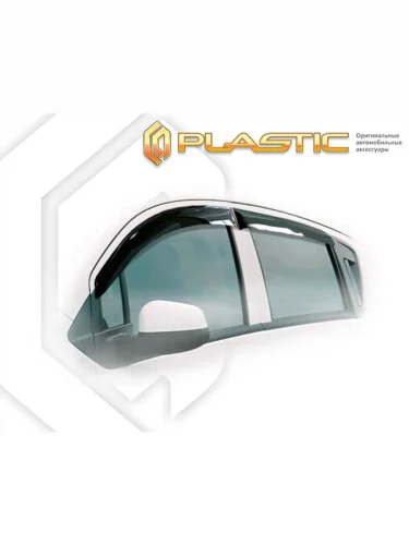 Ветровики дверей Classic полупрозрачный Ravon R2  2016–н.в.