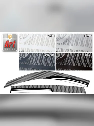 Ветровики дверей Серия Art белая Lifan X60  2011–н.в.