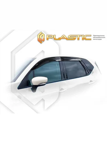 Ветровики дверей Classic полупрозрачный Renault Kaptur  2016–н.в.