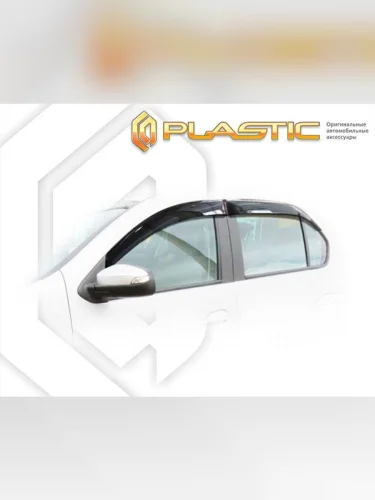 Ветровики дверей Classic полупрозрачный Renault Logan  2018–н.в.