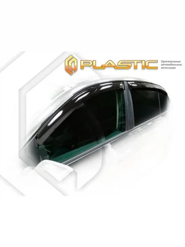 Ветровики дверей Classic полупрозрачный Renault Megane седан 2006-2009