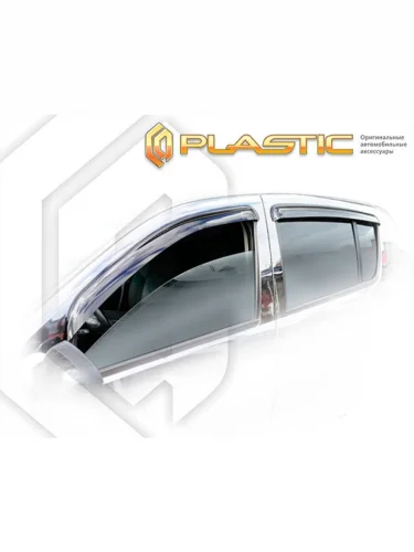 Ветровики дверей Classic полупрозрачный Renault Sandero  2009-2014