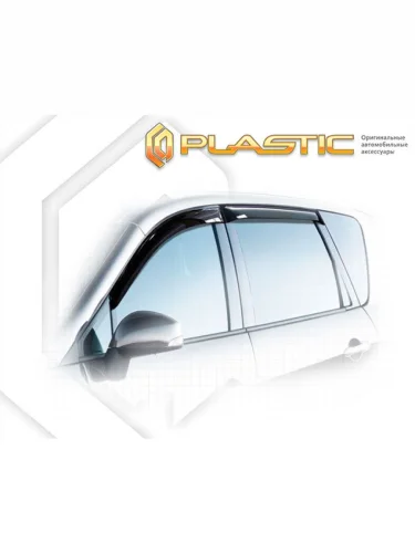 Ветровики дверей Classic полупрозрачный Renault Scenic  2009-2013