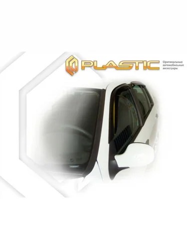 Ветровики дверей Classic полупрозрачный Renault Symbol  2006-2009