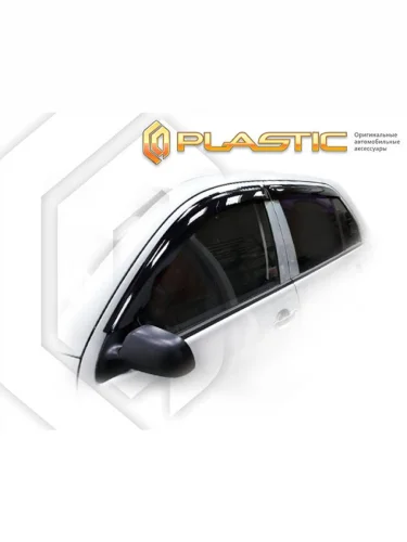 Ветровики дверей Classic полупрозрачный Skoda Fabia хэтчбэк 2004-2007