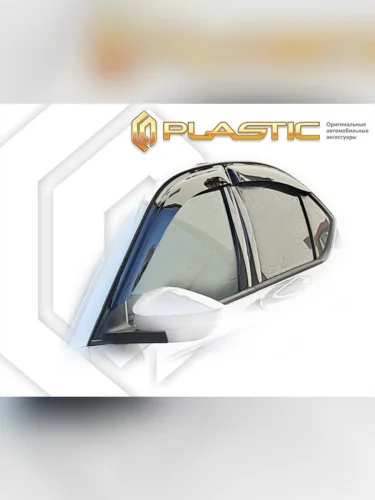 Ветровики дверей Classic полупрозрачный Skoda Octavia IV поколение, лифтбек, рынок России, рынок Европы 2019 - н.в.