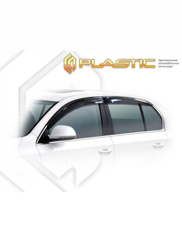 Ветровики дверей Classic полупрозрачный Skoda Superb  2009-2012 