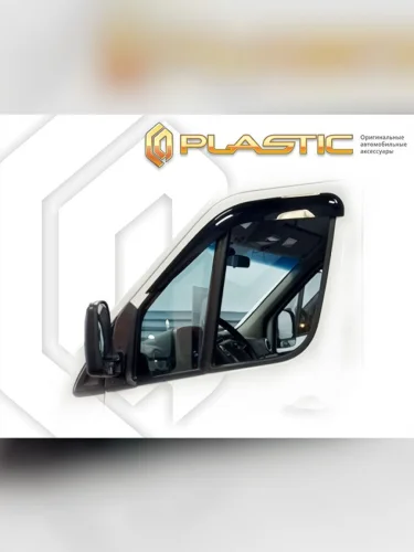 Ветровики дверей Classic полупрозрачный Sollers Atlant I поколение 2022 - н. в.