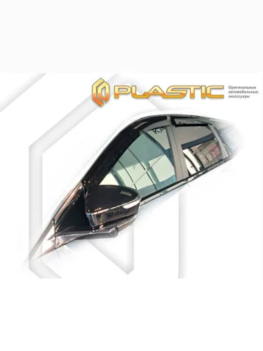 Ветровики дверей Classic полупрозрачный Soueast S09 I поколение, джип/suv 5 дв. 2024 - н.в.