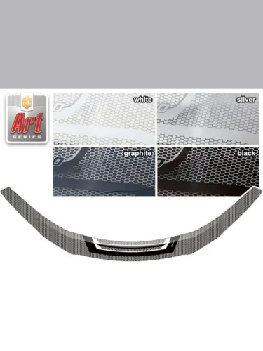 Дефлектор капота Серия Art черная Honda Vezel  2013-2018