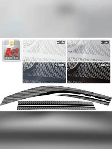 Ветровики дверей Серия Art белая Suzuki Escudo IV поколение, IV поколение рестайлинг, джип/suv 5 дв., рынок Японии  2015 - н.в.