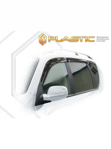 Ветровики дверей Classic полупрозрачный SsangYong Rexton II 2012-–н.в.