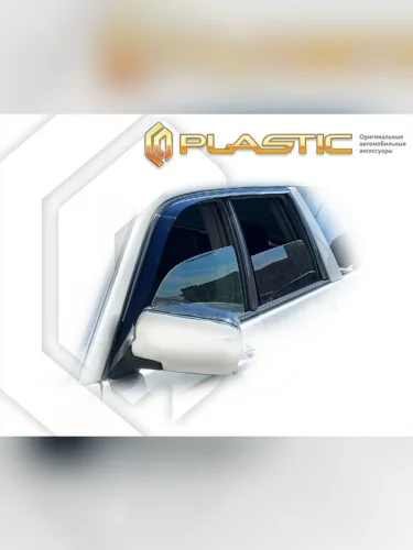 Ветровики дверей Classic полупрозрачный Subaru Forester рестайлинг 2000-2002