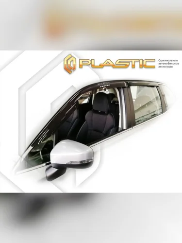 Ветровики дверей Classic полупрозрачный Subaru Forester V поколение, джип/suv 5 дв. 2018 - 2021