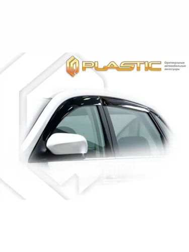 Ветровики дверей Classic полупрозрачный Subaru Impreza  2008-2011