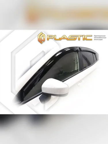 Ветровики дверей Classic полупрозрачный Subaru Impreza  2016-2019