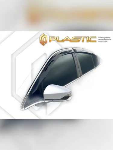 Ветровики дверей Classic полупрозрачный Subaru Legacy VII поколение, седан 2019 - 2022