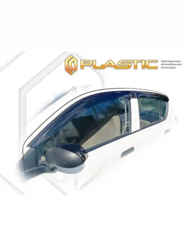 Ветровики дверей Classic полупрозрачный Suzuki Alto  2010-2014