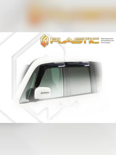 Ветровики дверей Classic полупрозрачный Suzuki Solio II поколение, хэтчбек 5 дв., комплектация Bandit 2011–2015