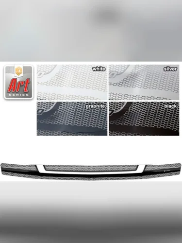 Дефлектор капота Серия Art черная Mitsubishi Montero  2002-2006