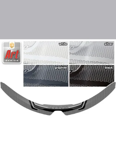 Дефлектор капота Серия Art черная Renault Arkana  2019-н.в.