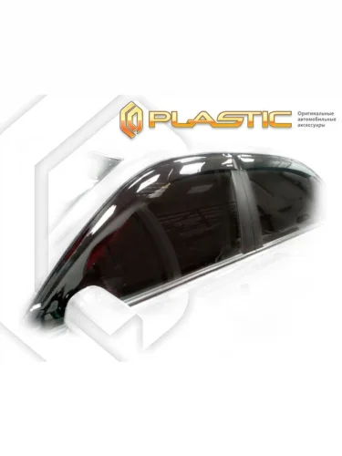 Ветровики дверей Classic полупрозрачный Toyota Corolla Axio 2012–2015