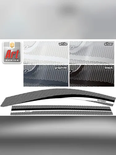 Ветровики дверей Серия Art черная Exeed TXL  2020-н.в.