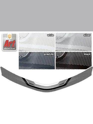 Дефлектор капота Серия Art черная Toyota Corolla Axio 2015-2017