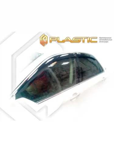 Ветровики дверей Classic полупрозрачный Toyota Crown  2003-2008
